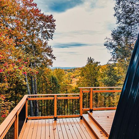 Secluded Mtn View New! 10 Mins To Gatlinburg Or Park Villa Exterior foto