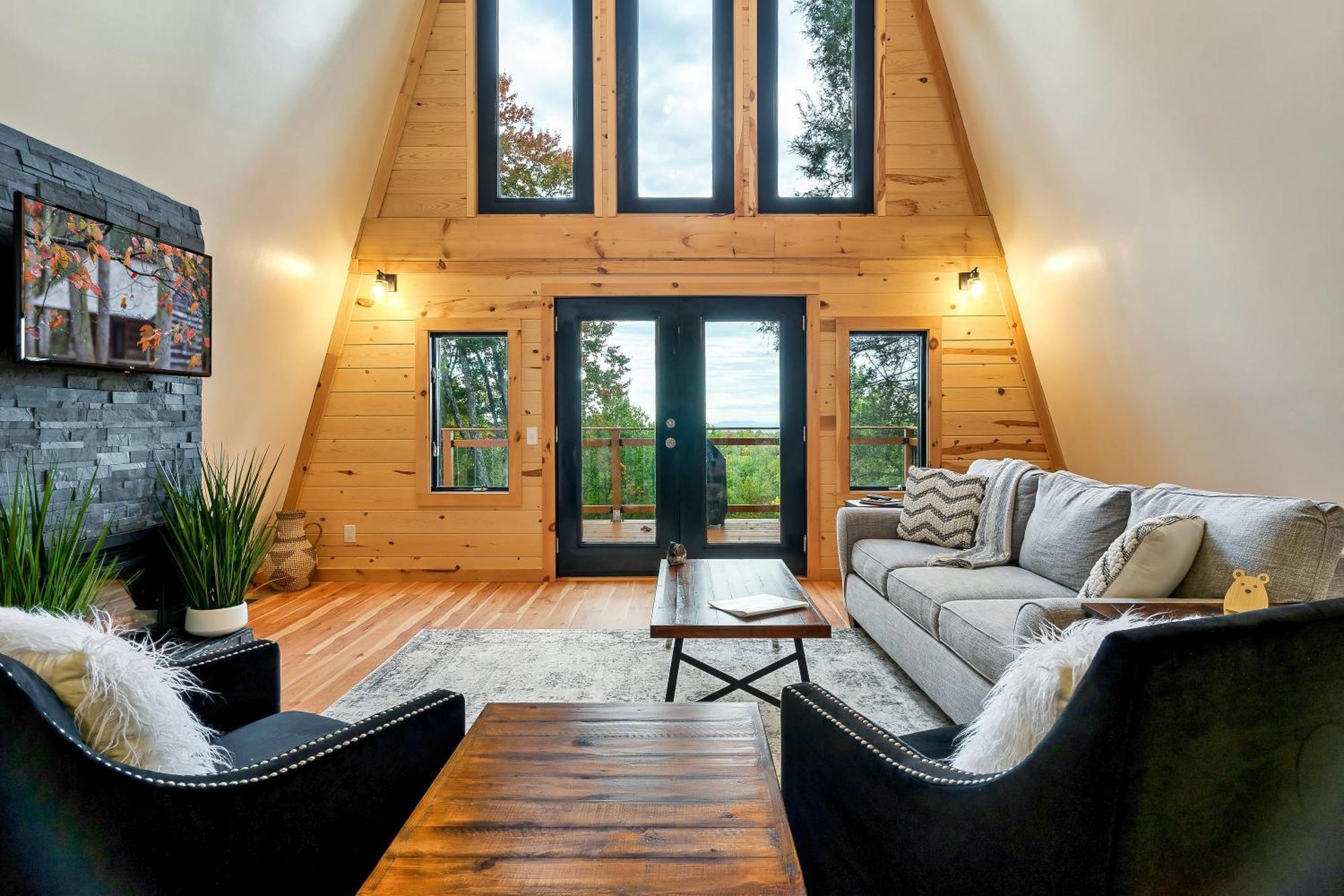Secluded Mtn View New! 10 Mins To Gatlinburg Or Park Villa Exterior foto