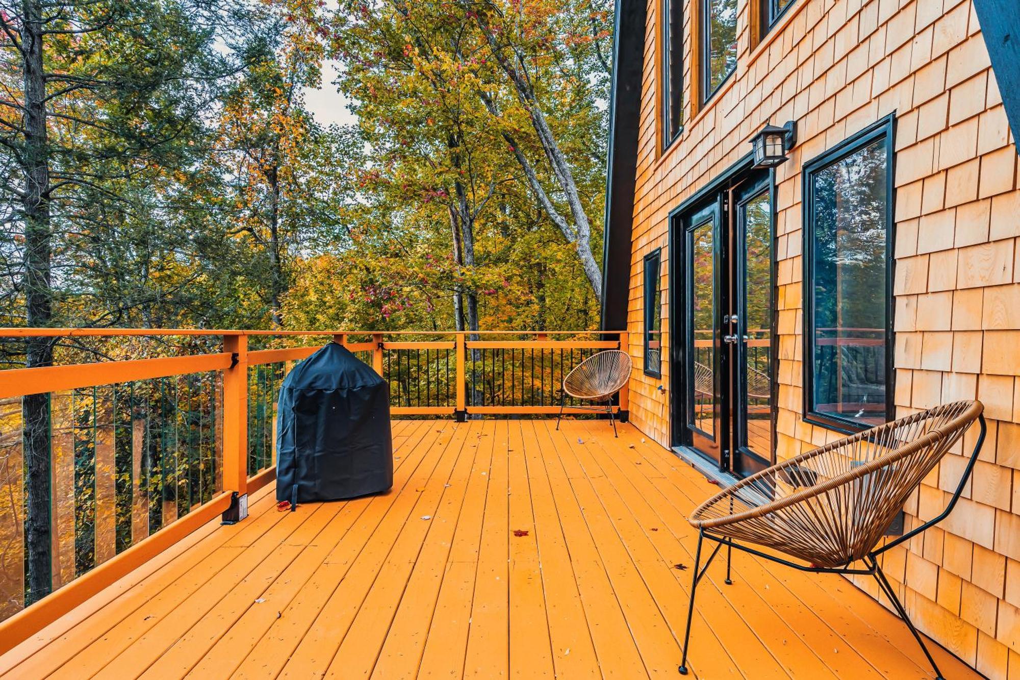 Secluded Mtn View New! 10 Mins To Gatlinburg Or Park Villa Exterior foto